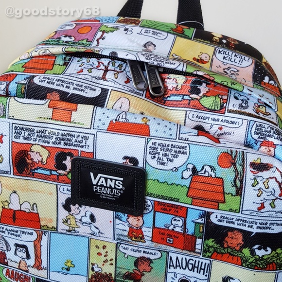 Vans | Bags | Vans X Snoopy Peanuts Old Skool Ii Backpack | Poshmark